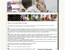 Tablet Screenshot of dobre-maniery.com